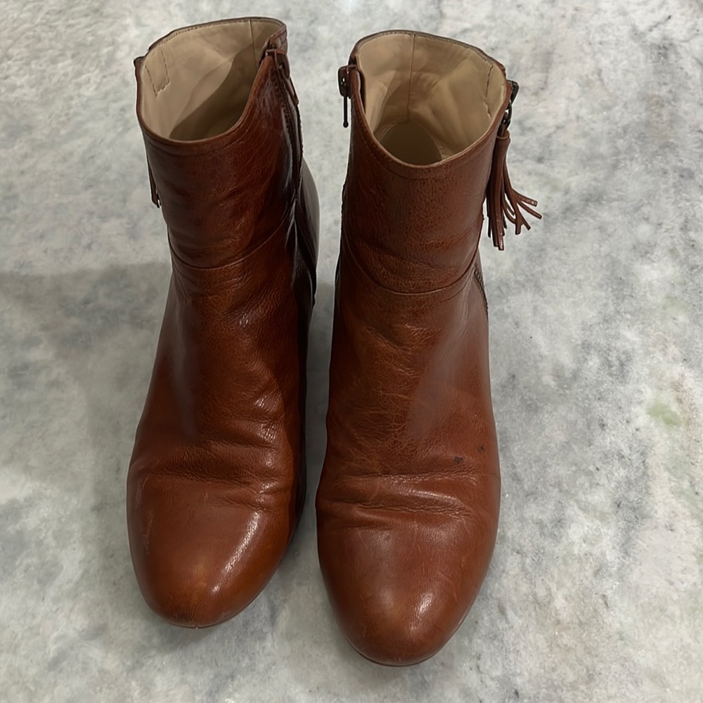 Nine West brown booties